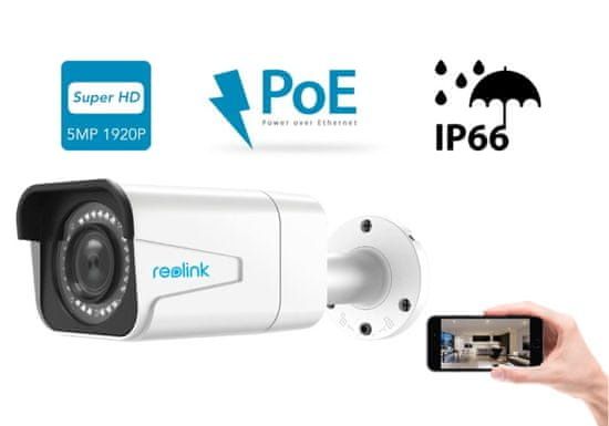 Комплект Відеокамери Reolink Reolink RLC-511, 5MP Super HD, мікрофон