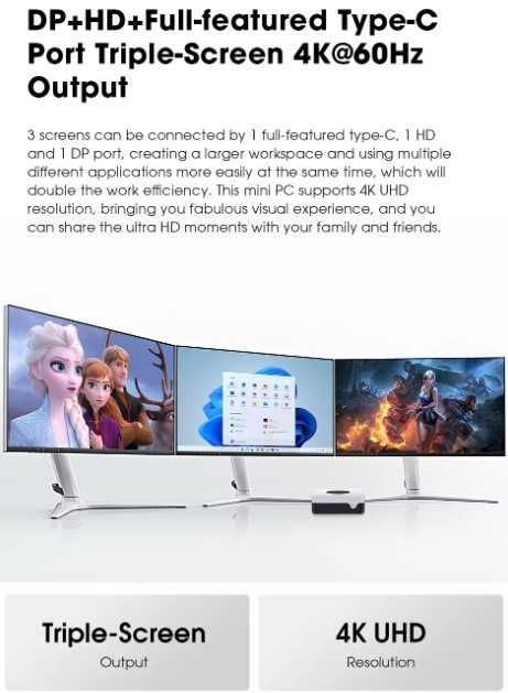 Mini-PC LarkBox X Intel N100, 12th Gen, 15W, 12GB – 512GB64730147862274124