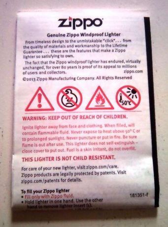 Isqueiro Zippo Slim - Edição Limitada