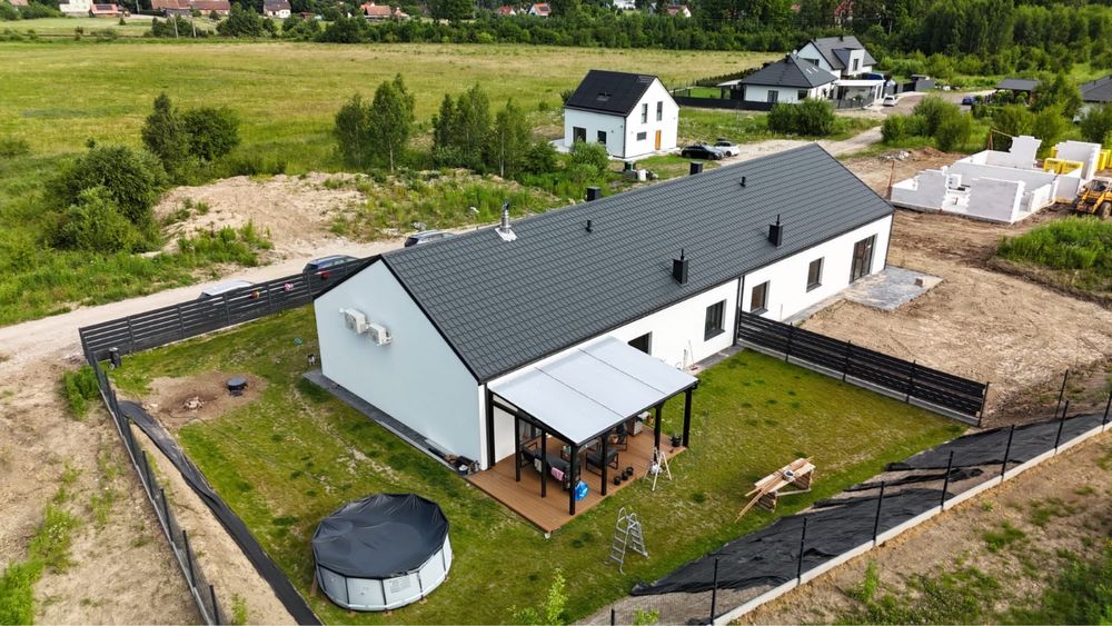Funkcjonalny dom Parterowy 126m2 | Nikielkowo | Ogród 700m2 | Strych
