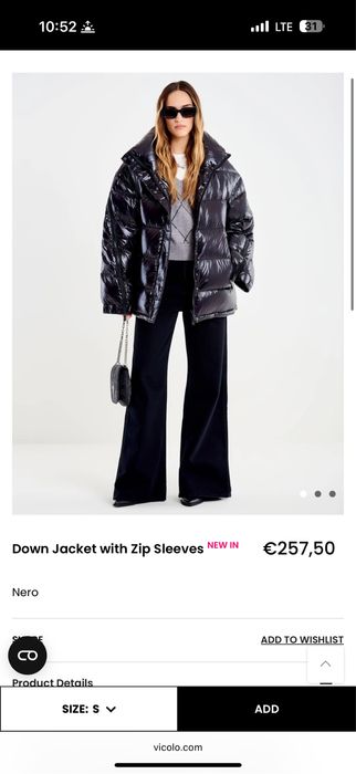 Vicolo пуховик віколо