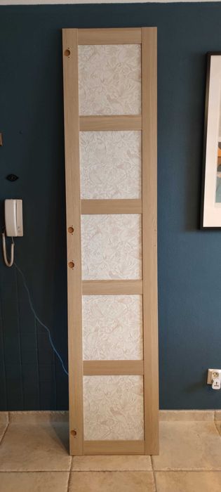 Drzwi IKEA PAX BERGSBO 50×229 cm, stan bdb, dąb bejcowany na biało