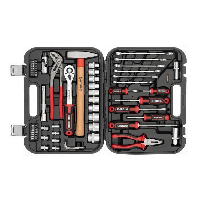 Набор инструментов профессиональный 56 ед. STORM, INTERTOOL ET-8056