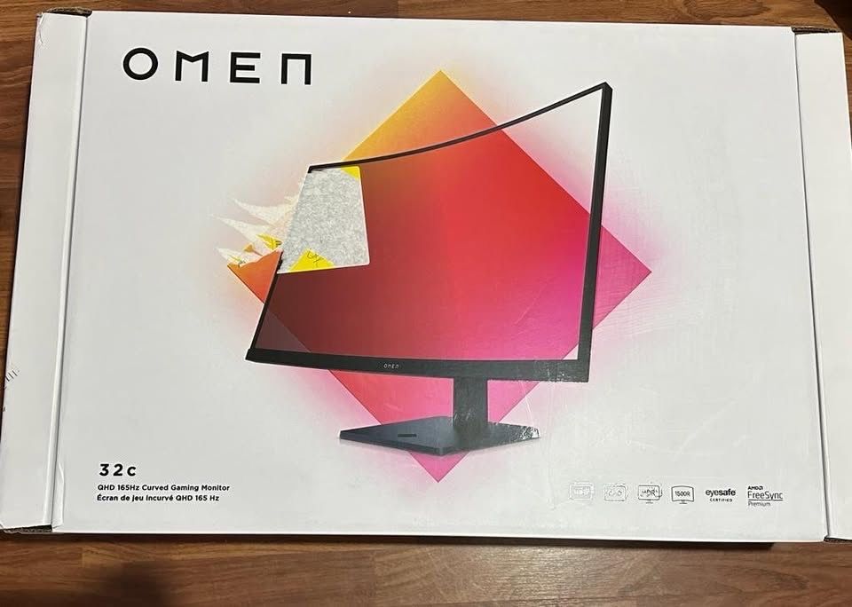Monitor Omen 32´ Curvo QHD 165Hz