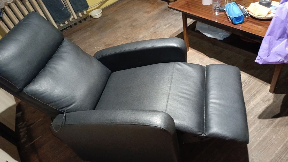 Fotel rozkładany z masażem polecam