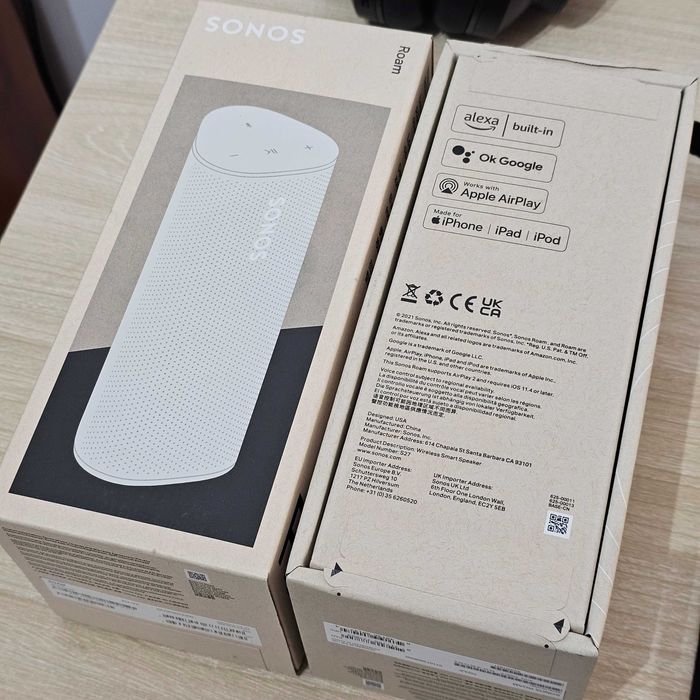 Coluna Portátil Sonos Roam White