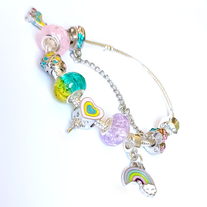 Bransoletka charms Rainbow high