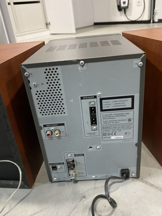 Colunas Sony a funcionar na perfeição