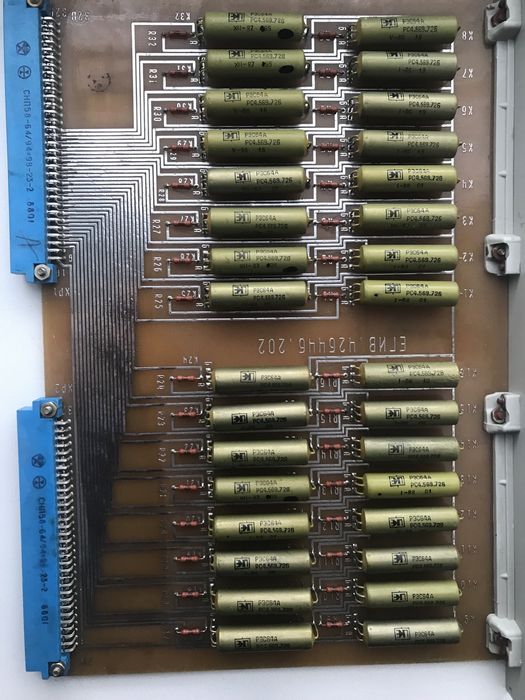 Плата с радиодеталями РЭС 64А