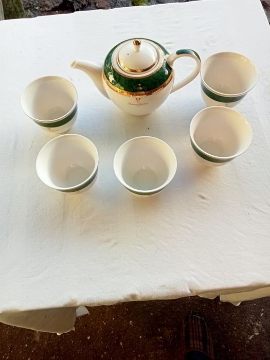 conjunto de chá 5 peças Geovani Valentino.