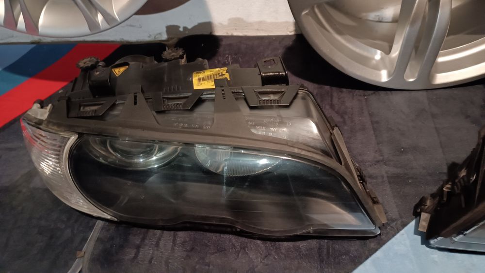 Conjunto de faróis xénon originais Bosch,para bmw E46 coupé fase 1