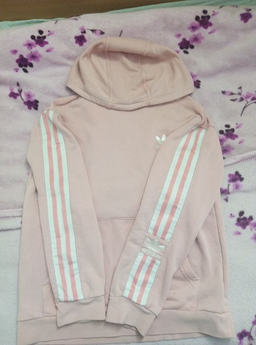 кофта adidas рожева