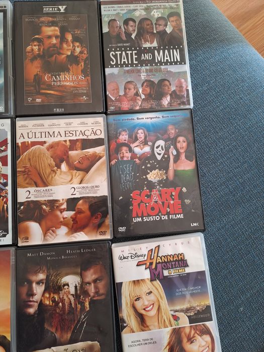 DVD vários de filmes e música