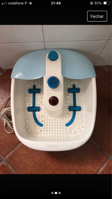 Idromasagem para os pés como novo