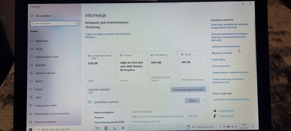 Laptop Lenovo 8gb/512gb