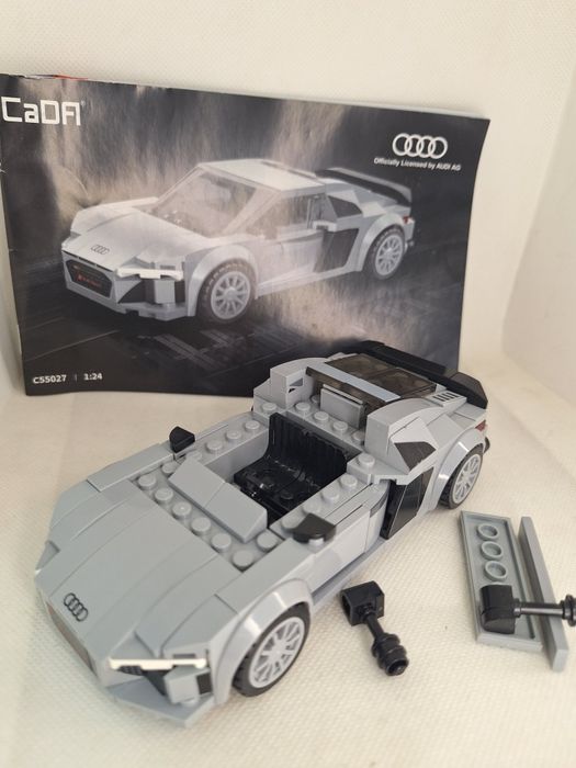 Klocki konstrukcyjne cada wyścigówka audi r8 c55027