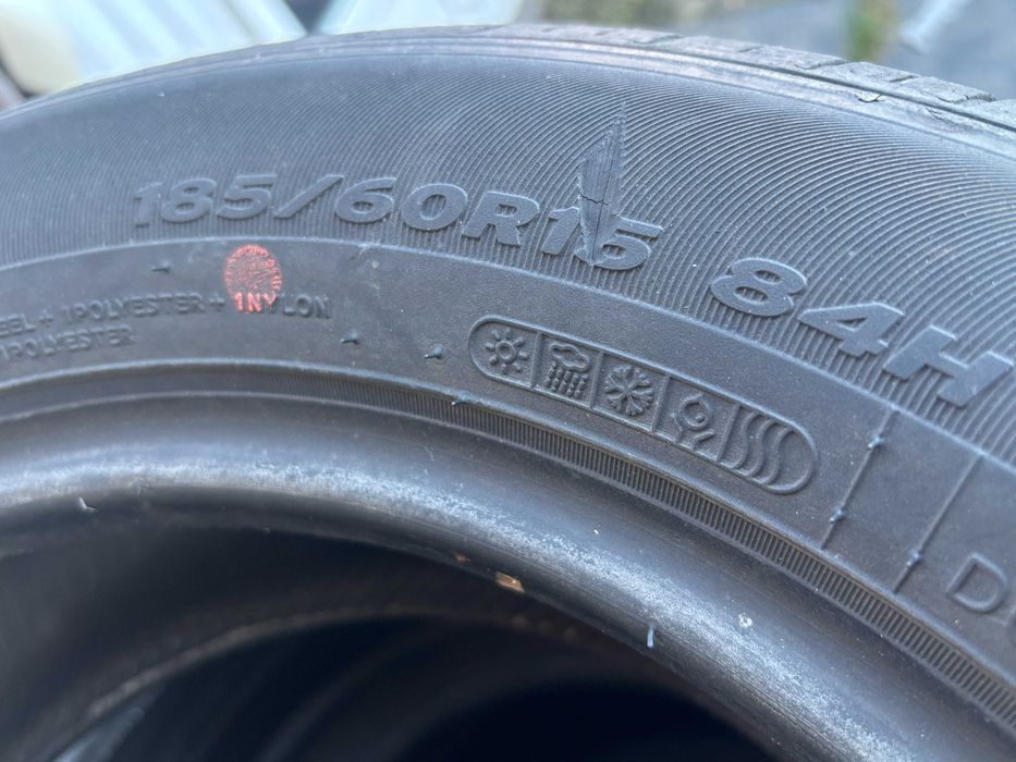 185-60-R15 HANKOOK OPTIMO резина шины пара 2 штуки GERMANY 2022
