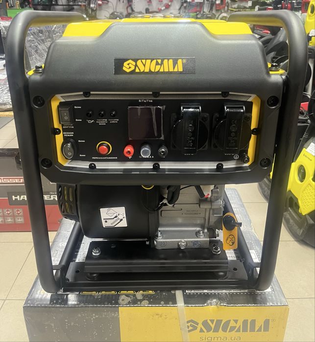 Генератор інверторний 3,0-3,5 кВт бензин SIGMA/ Мідь/ Гарантія 1 рік