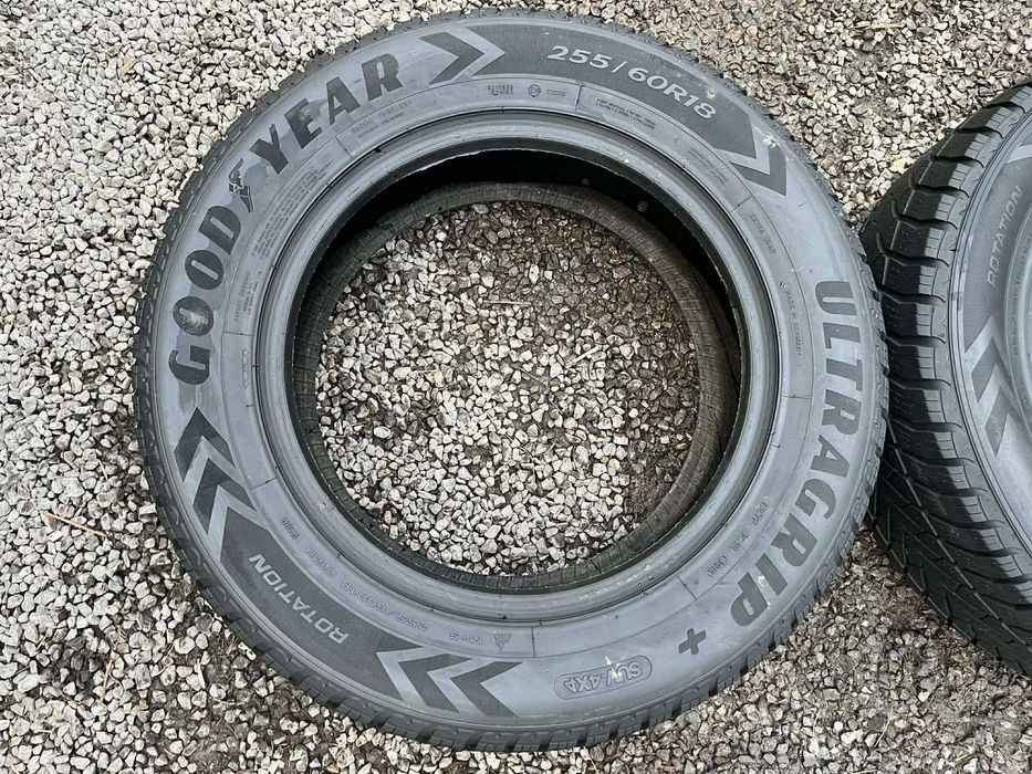 Opony 225/60R18 Goodyear Ultragrip + Zima  2 sztuki 6,63mm bieżnika