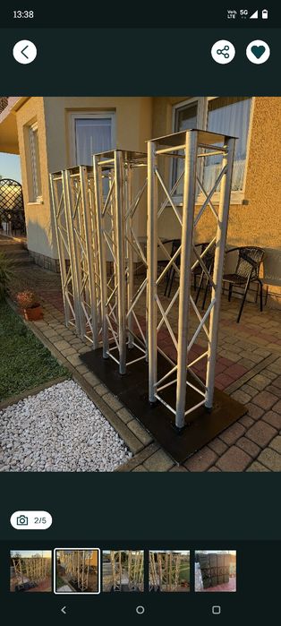 Trawersy na ruchome głowy (4szt. )   Wysokość 150cm