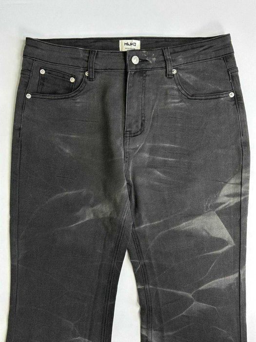 Джинси сірі штани штаны серые flared клеш джинсы кльош jeans S M L