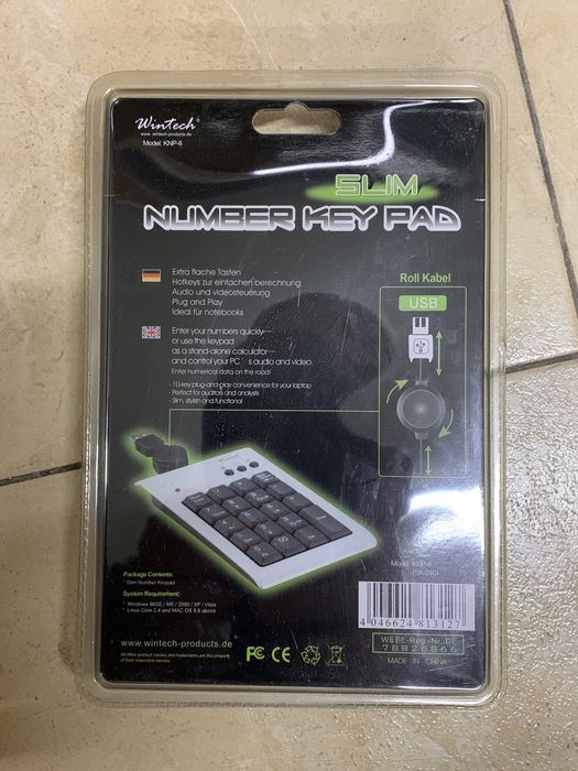 Teclado numérico Slim para NoteBoock