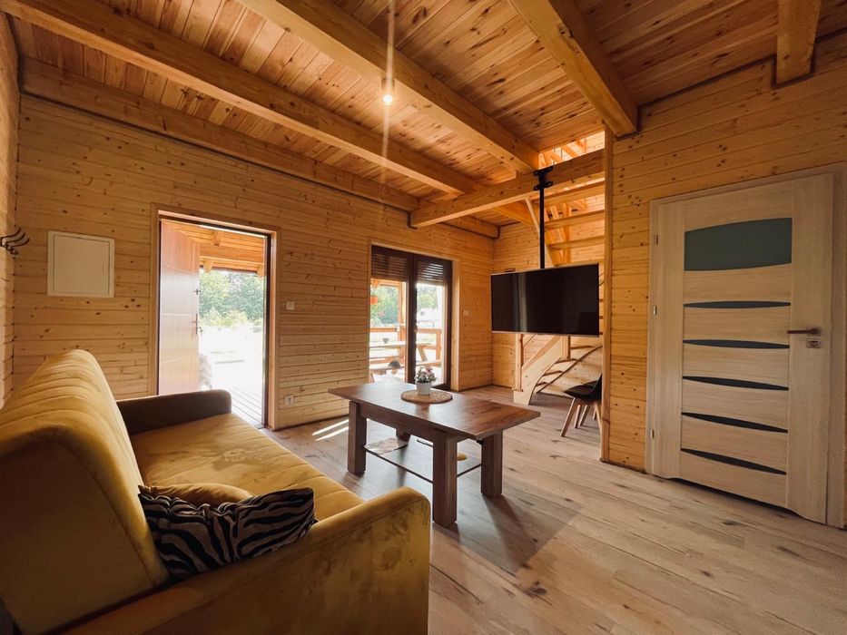 Wynajmę nowy domek caloroczny nad jeziorem we Wieleniu