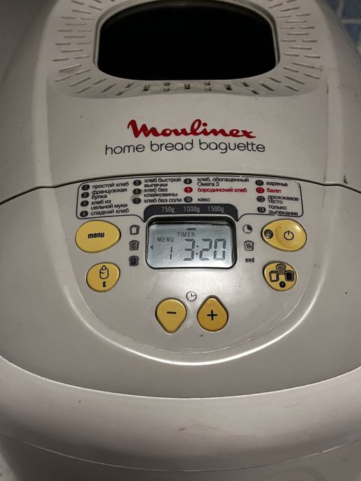 Хлебопечь Moulinex home bread baguette