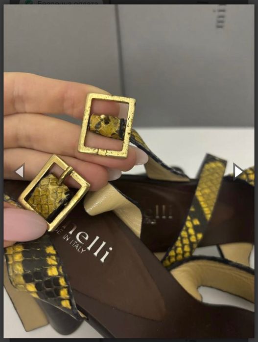 Босоніжки Minelli 37 р натуральна шкіра