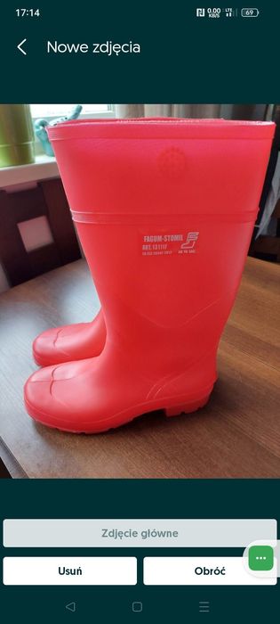 Buty gumowe robocze