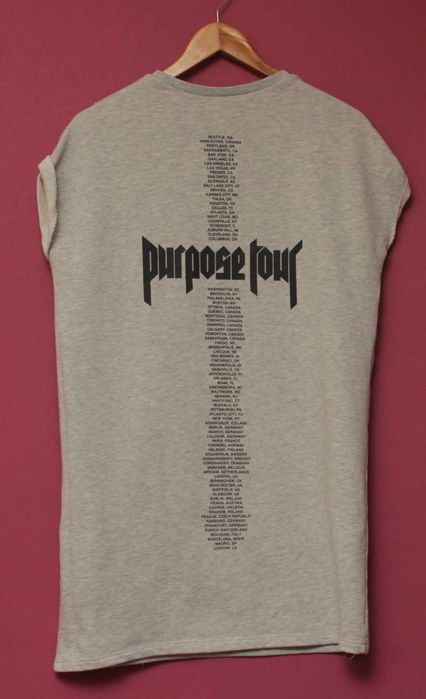 H&M 12 L Justin Bieber purpose tour толстовка безрукавка женская