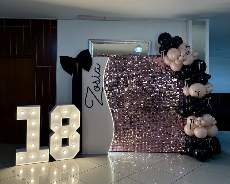 Ścianki balonowe Września - dekoracje na 18 urodziny, chrzest, roczek komunie