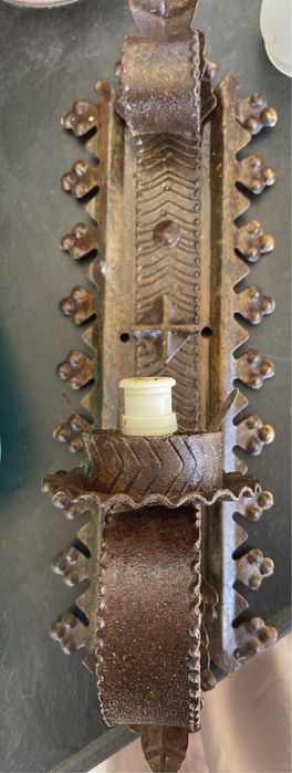 4 Candeeiros rusticos ferro