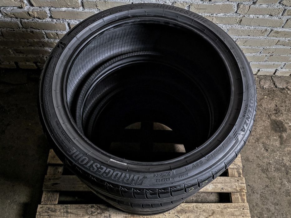 Як нові 225/40r19 Bridgestone | 2024 | 7.5mm | Комплект / 4шт | Преміум шини | Ідеальний стан, без пошкоджень, без ремонтів, без дефектів