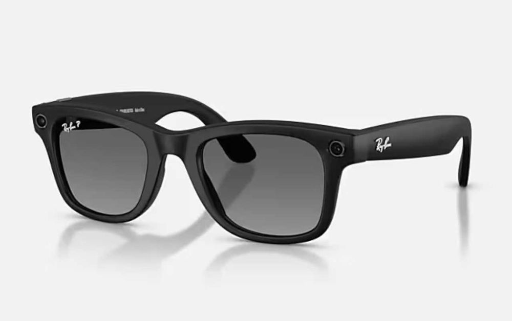 Смарт-очки Ray-Ban Meta Wayfarer Gen2 Large Matte Black Frame / Gradient Graphite Lenses (RW4012 601ST3 53-22)