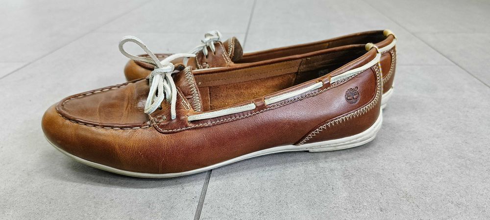Timberland mokasyny damski skórzane skóra naturalna r. 40-41 w. 26 cm