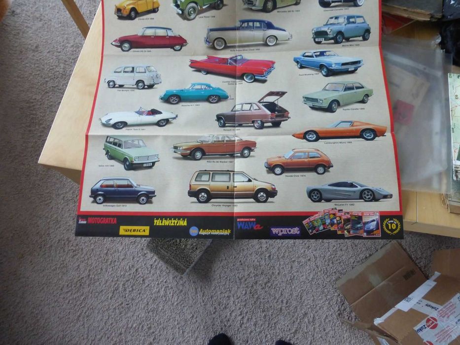 Poster plakat Samochody Stulecia