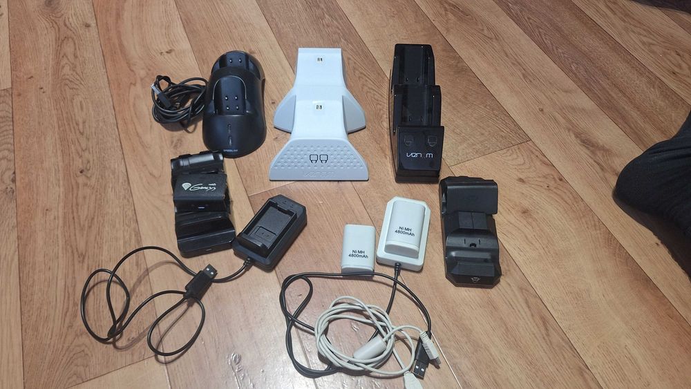 Mega komplet ładowarki akumulatory do xbox one xbox 360 komplet