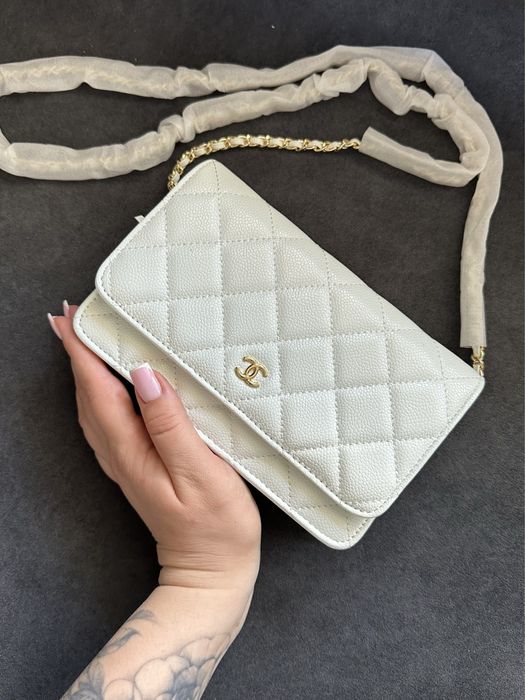Сума клатч шкіряна chanel , classic wallet ,