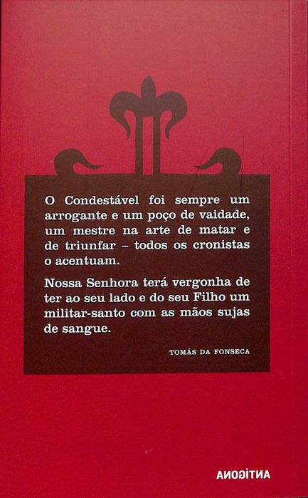 "O Santo Condestável. Alegações do Cardeal Diabo" de Tomás da Fonseca [Novo]