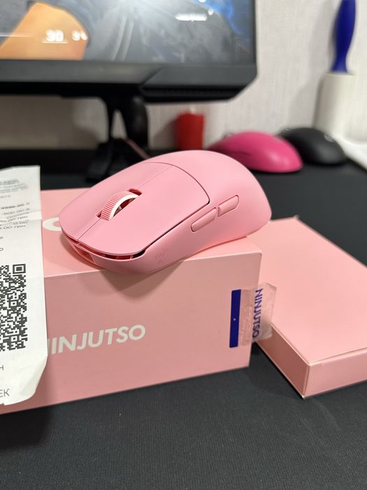 Мишка Ninjutso Sora v2 8k Pink