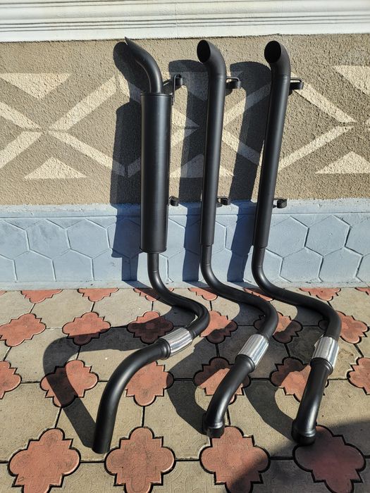 Вихлопна для МТЗ   Глушник МТЗ. Глушитель МТЗ.