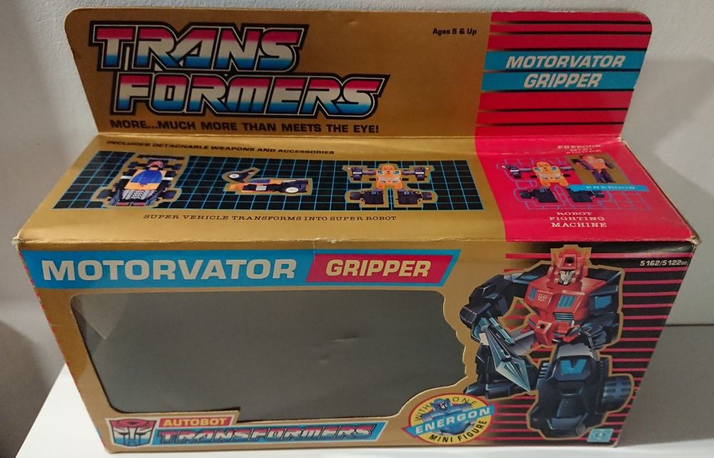 Transformers Motorvator Gripper G1 1989