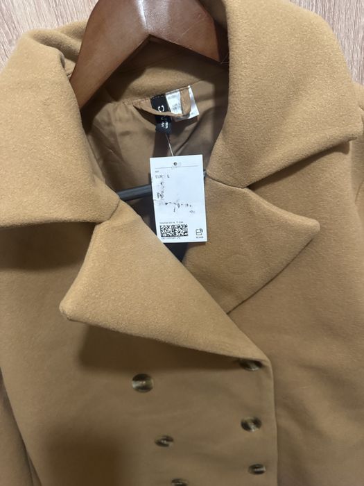 H&M dwurzędowy płaszcz rozmiar L