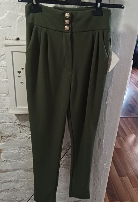 Spodnie damskie khaki