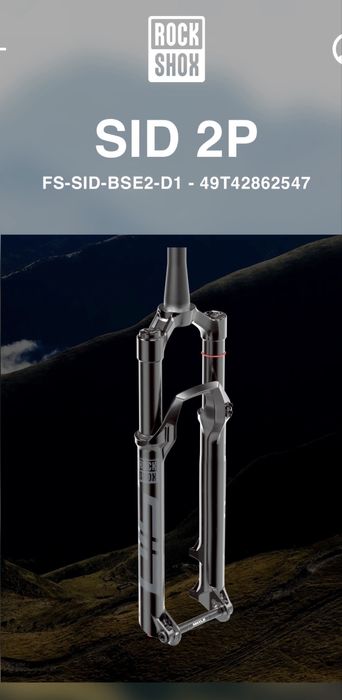 Amortyzator RockShock sid 120 mm