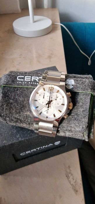 Certina DS SPEL CHRONOGRAPH, pudełko, dokumenty gwarancja