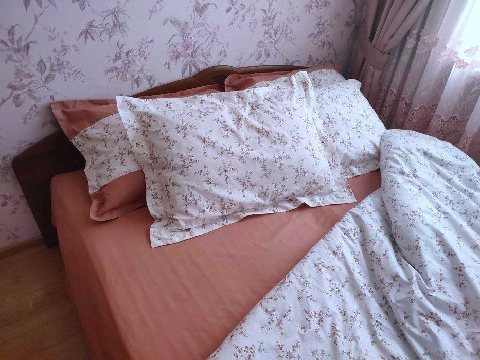 100% бавовна Двоспальна постільна білизна ранфорс