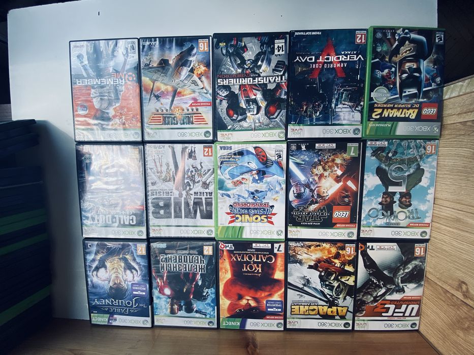 Диски для Xbox 360 — понад 50 ігор, у гарному стані,