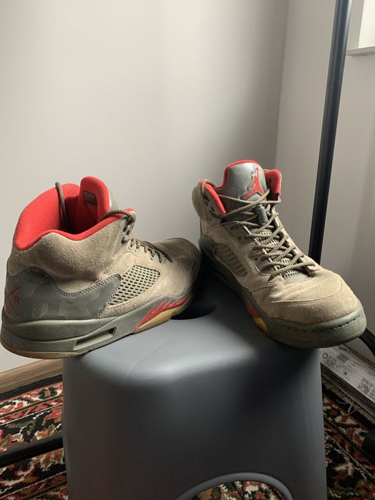 air jordan 5 retro green - купить обувь мужскую - Цена на OLX.ua